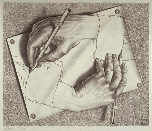 M.C. Escher - Drawing hands